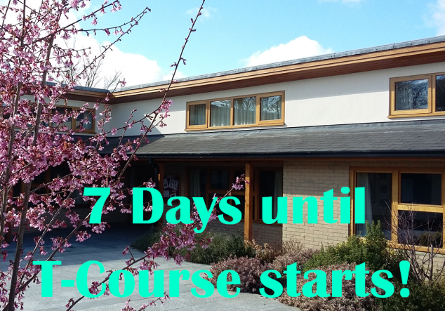 7 days until T1 blog